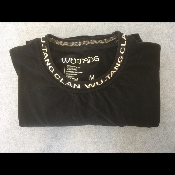 Wu Tang shirtsleeve black and white T Shirt - Picture 1 of 5